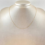 Venetian Chain 0.75gr / 15.7in / 18K Yellow Gold +3 -