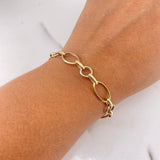 Bracelet Roll-On Type 3.95gr / 20cm / 4mm Beads Polished 18K Yellow Gold &