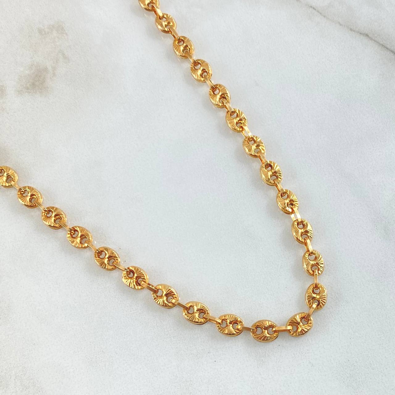 GC Chain 12.6gr / 55cm / 4.9mm Diamond Cut 18K Yellow Gold *