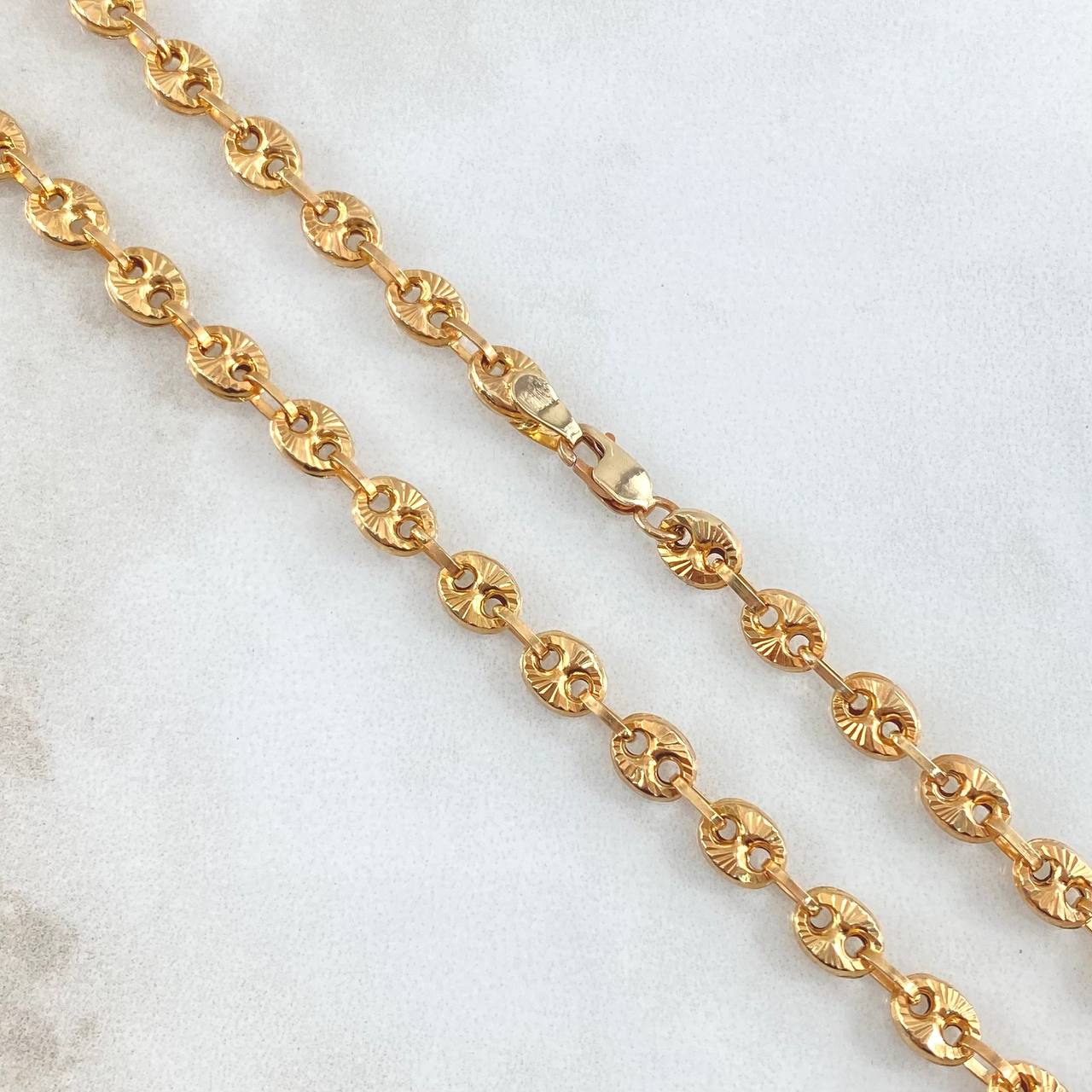 GC Chain 12.6gr / 55cm / 4.9mm Diamond Cut 18K Yellow Gold *