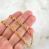 GC Chain 12.6gr / 55cm / 4.9mm Diamond Cut 18K Yellow Gold *