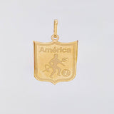 Dije Escudo America De Cali 1.55gr / 1 in / Oro Amarillo 18K ©