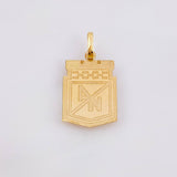 Dije Escudo Atletico Nacional 1.25gr / 1 in / Oro Amarillo 18K