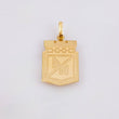 Dije Escudo Atletico Nacional 1.3gr / 1 in / Oro Amarillo 18K