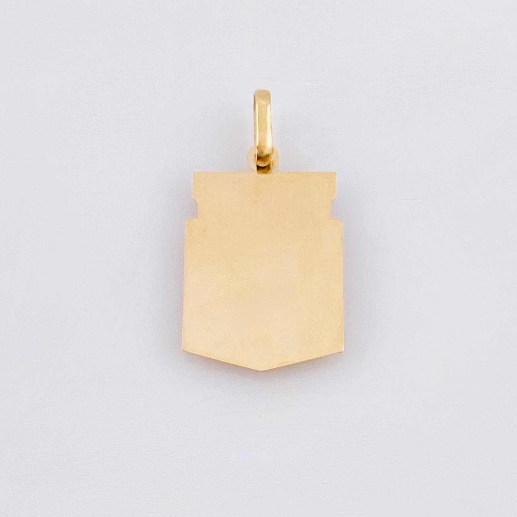 Dije Escudo Atletico Nacional 1.25gr / 1 in / Oro Amarillo 18K
