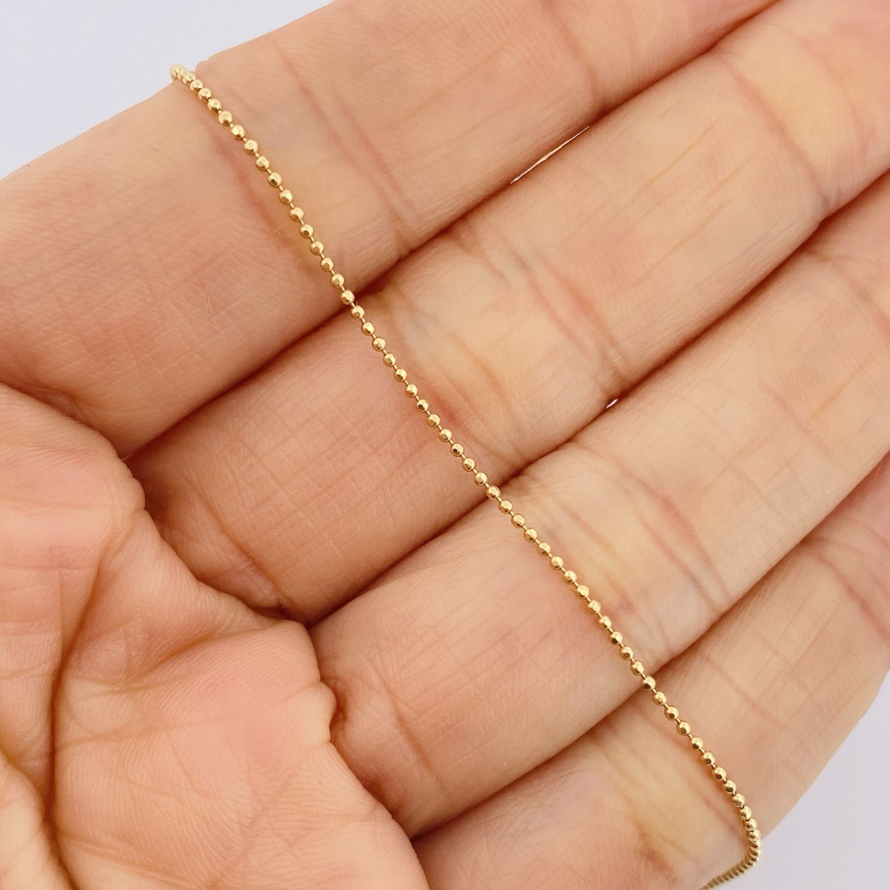 Military Chain 2.5gr / 60.5cm / 18K Yellow Gold +3 &
