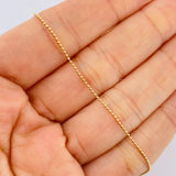 Military Chain 2.5gr / 60.5cm / 18K Yellow Gold +3 &