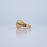 Clover Ring 1.95gr / Size 7 1/4 / Two-tone Yellow White 18K Gold &