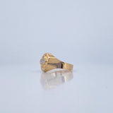 Clover Ring 1.95gr / Size 8 / Two-tone Yellow and White Gold 18K &