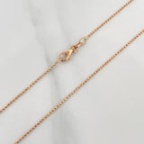 Cadena Militar 2.1 g / 18 in / 0.9 mm Oro Rosa 18K