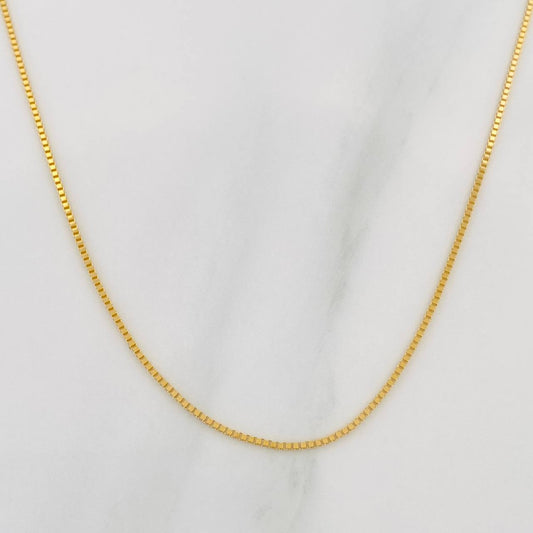 Cadena Veneciana 2.1 g / 21 3/4 in / 0.6 mm Oro Amarillo 18K