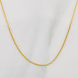 Cadena Veneciana 2.1 g / 21 3/4 in / 0.6 mm Oro Amarillo 18K