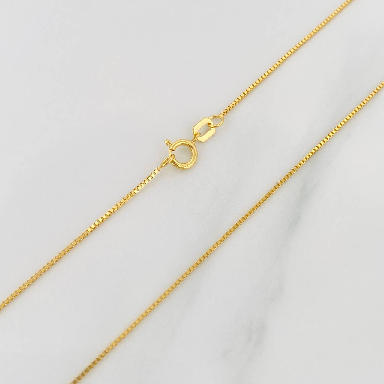Cadena Veneciana 2.1 g / 21 3/4 in / 0.6 mm Oro Amarillo 18K