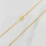 Cadena Veneciana 2.1 g / 21 3/4 in / 0.6 mm Oro Amarillo 18K