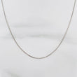 Cadena Veneciana 1.4g / 50cm / 0.5mm Oro Blanco 18K