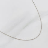 Cadena Veneciana 1.15 g / 40 cm / 0.6 mm Oro Blanco 18K