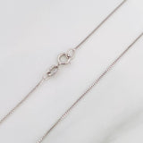 Cadena Veneciana 1.15 g / 40 cm / 0.6 mm Oro Blanco 18K