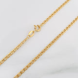 Flat Mariner Chain 5.95 g / 18 in / 2.2 mm Yellow Gold 18K