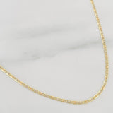 Cadena Escalera 1.45 g / 17 3/4 in / 1.3 mm Tres Oros 18K