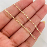 Cadena Escalera 1.45 g / 17 3/4 in / 1.3 mm Tres Oros 18K