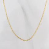 Cadena Escalera 1.45 g / 17 3/4 in / 1.3 mm Tres Oros 18K