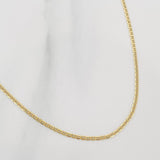 Cadena Escalera 2 g / 19 3/4 in / 1.4 mm Oro Amarillo 18K