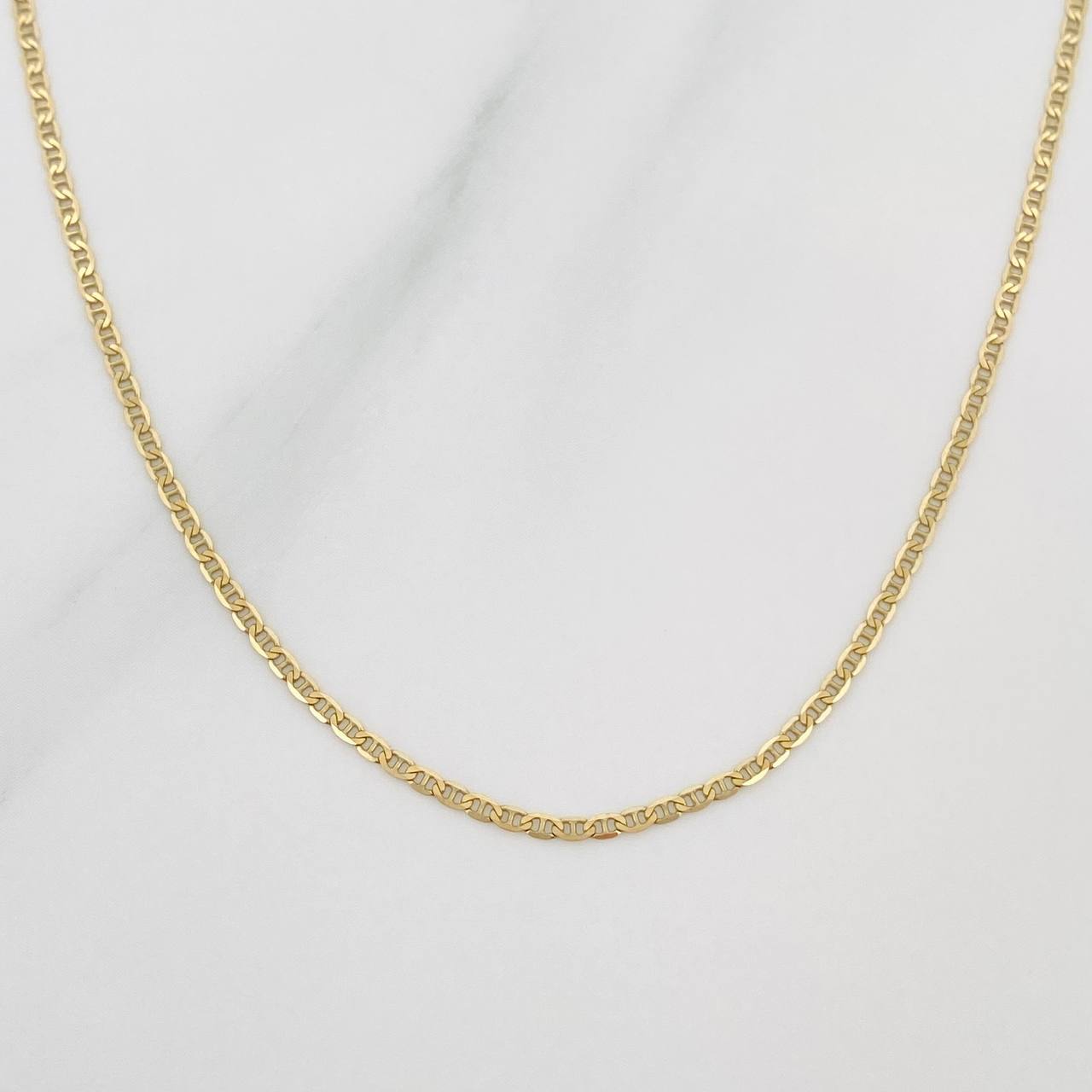 Cadena Escalera 2 g / 19 3/4 in / 1.4 mm Oro Amarillo 18K