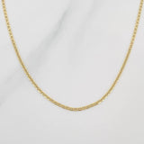 Cadena Escalera 2 g / 19 3/4 in / 1.4 mm Oro Amarillo 18K
