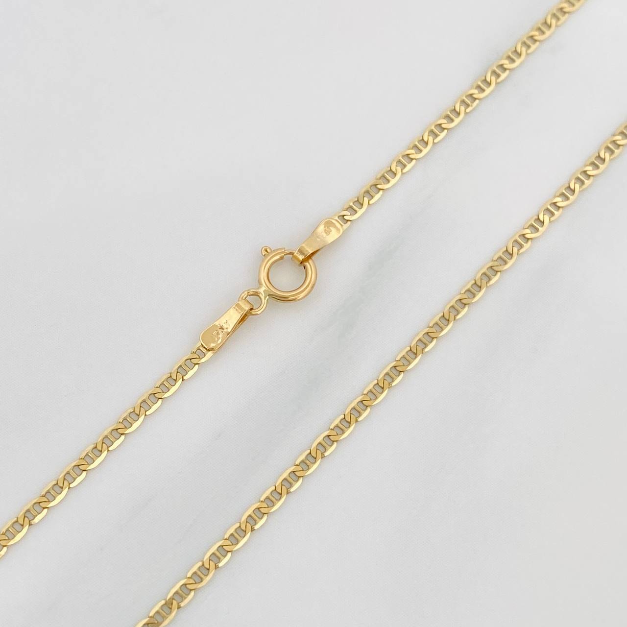 Cadena Escalera 2 g / 19 3/4 in / 1.4 mm Oro Amarillo 18K