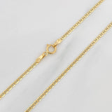 Cadena Escalera 2 g / 19 3/4 in / 1.4 mm Oro Amarillo 18K