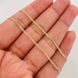Cadena Escalera 2 g / 19 3/4 in / 1.4 mm Oro Amarillo 18K