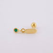 Hanging Globe Piercing 0.4 g / 1/2 in 18K Yellow Gold
