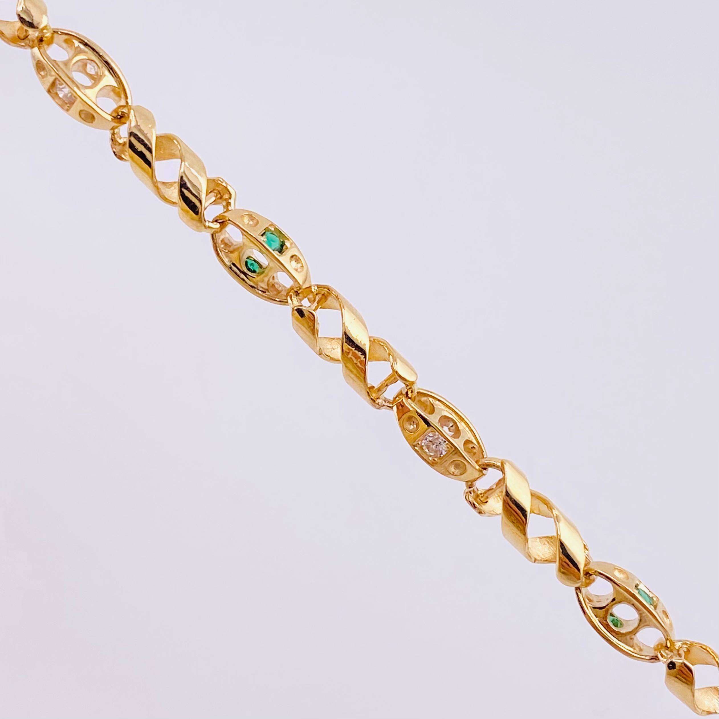 Cadena Rustica Espiral Adn 39.6 g / 25 1/2 in / 4.7 mm Oro Amarillo 18K