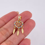Dije Atrapasueños Multicolor 1.55 g / 1 in Oro Amarillo 18K