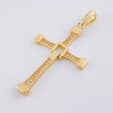 Pendant Mobile Cross 3.05 g / 1 3/4 in 18K Yellow Gold