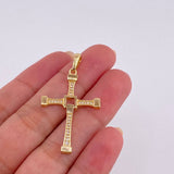 Pendant Mobile Cross 3.05 g / 1 3/4 in 18K Yellow Gold