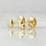 Stud Earrings Heart 0.5gr / 18K Gold