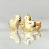 Stud Earrings Heart 1gr / 18K Gold