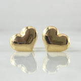 Stud Earrings Heart 0.9gr / 18K Gold