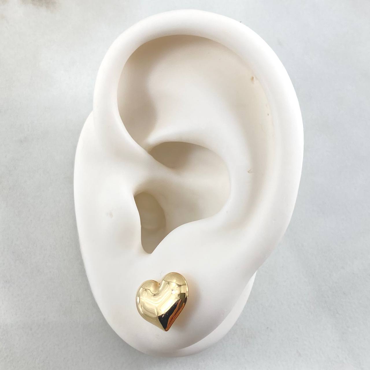 Stud Earrings Heart 1.1gr / 18K Gold +0$