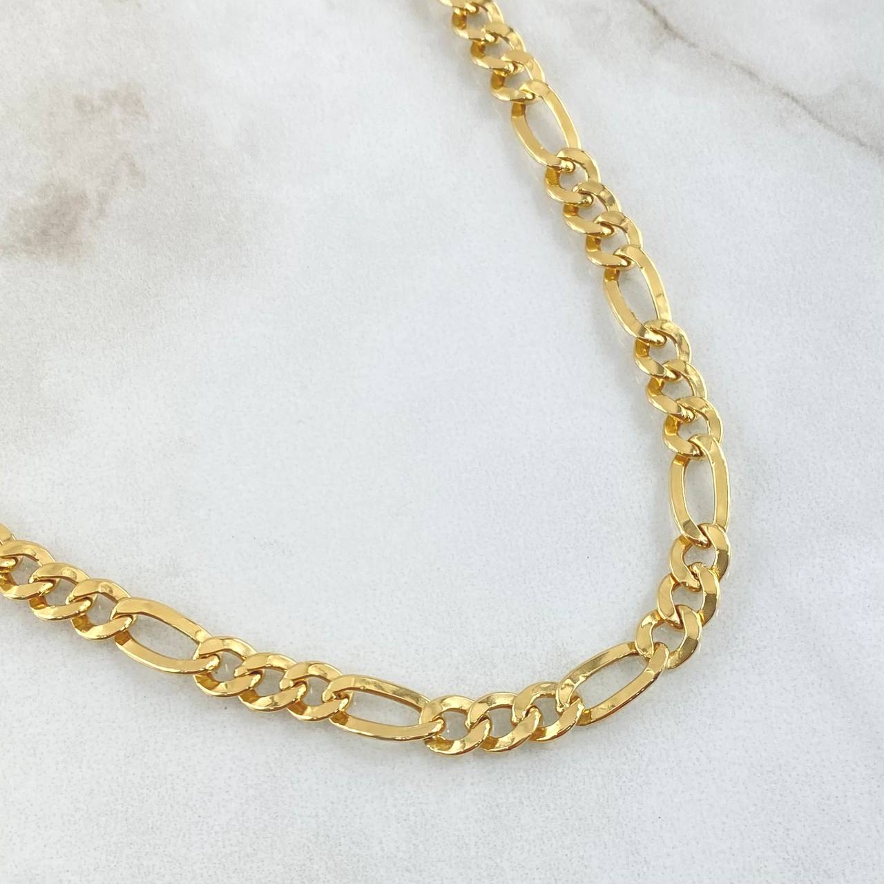 Figaro Chain 12.25gr / 70cm / 18K Yellow Gold +1 ©