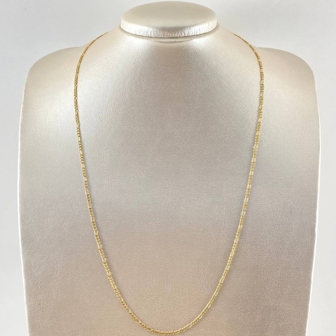 Figaro Chain 1.95gr / 23.6in / 18K Gold +1$