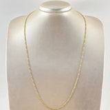 Figaro Chain 1.95gr / 23.6in / 18K Gold +1$