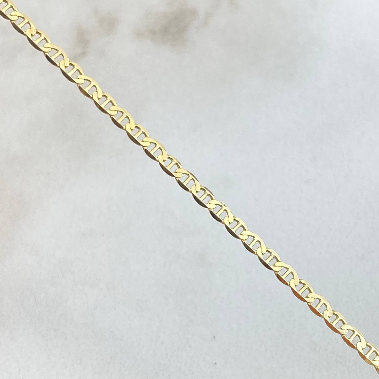 Flat Mariner Chain 3.9gr / 60cm / 18K Yellow Gold +3 ©