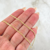 Cadena Escalera 3.9gr / 60cm / Oro Amarillo +3 18K