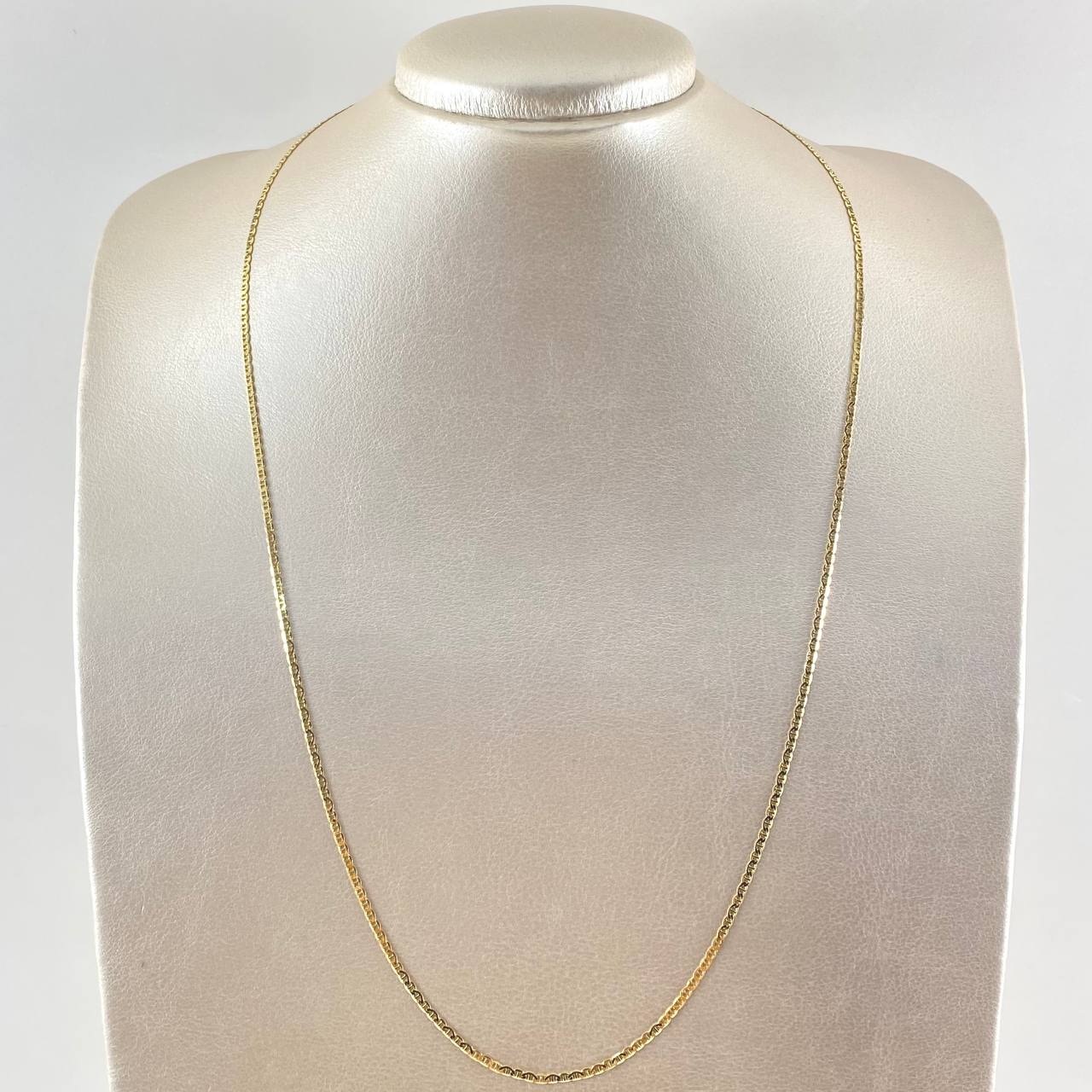Flat Mariner Chain 3.9gr / 60cm / 18K Yellow Gold +3 ©