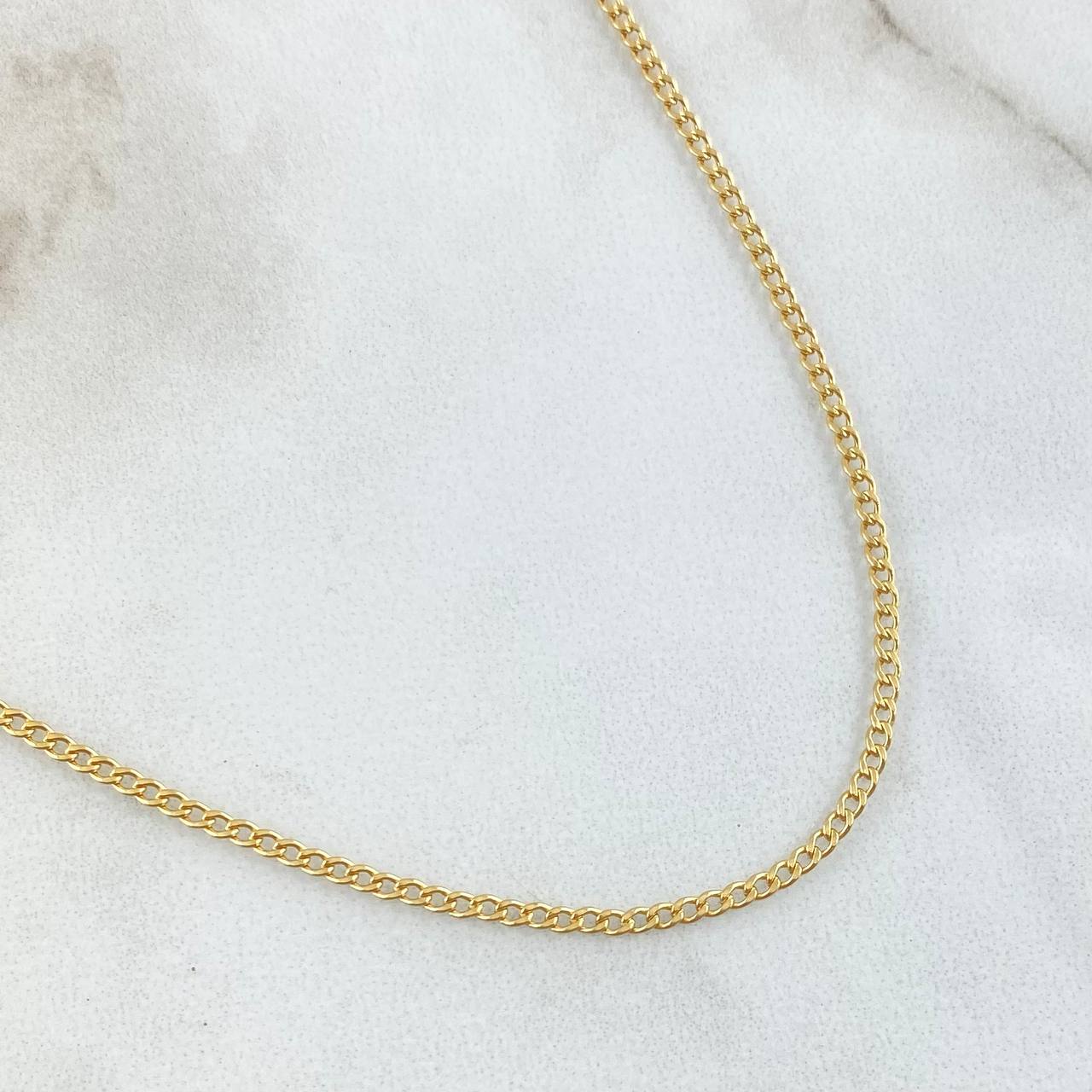 Cadena Cubana 1.35gr / 50cm / Oro Amarillo +1 18K ©