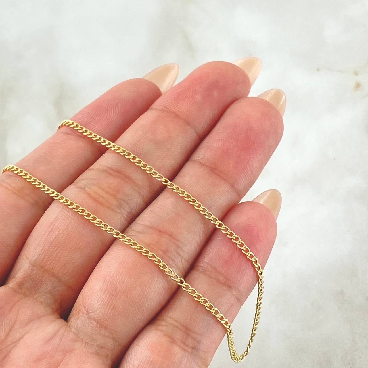 Cuban Links 1.3gr / 19.7in / 18K Yellow Gold +1 ©