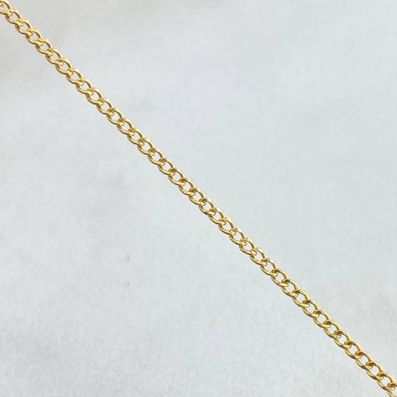 Cadena Cubana 1.55gr / 23 1/2 in / 1.5mm Oro Amarillo +1 18K ©