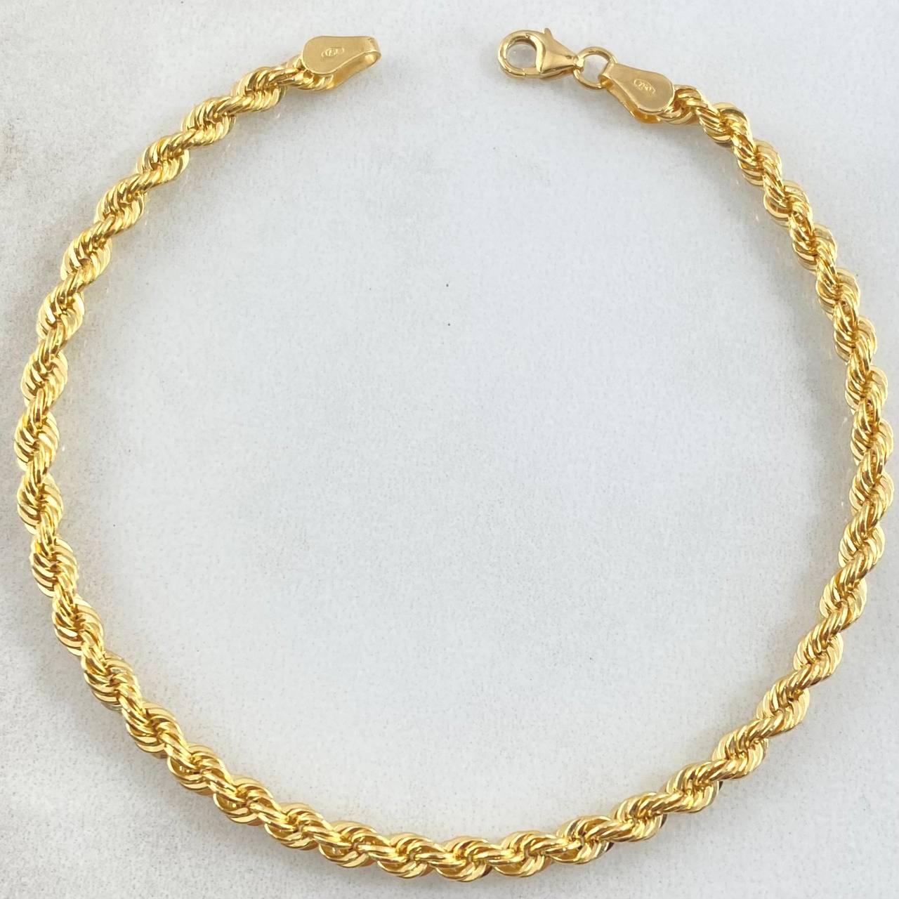 Rope Bracelet 2.85gr / 19.5cm / 18K Gold +3